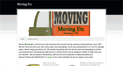Desktop Screenshot of movingetcmovers.com
